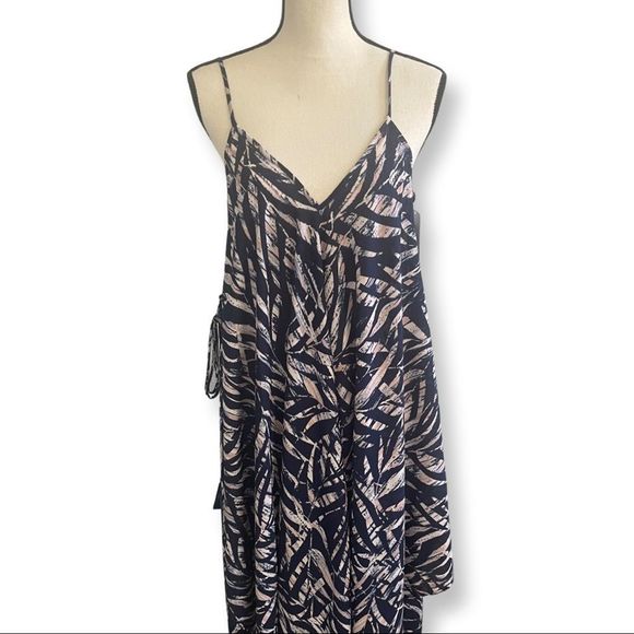 - MIDI Dress with Asymmetrical Hem NWT - Picture 1 of 12